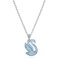 Swarovski Kette mit Anhänger Swan blau|silberfarben