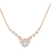 Impala Collier Kette Carolin 925 Silber rosévergoldet, Collierkette aus 925 Silber rosévergoldet rosa