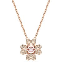 Swarovski Kette mit Anhänger Idyllia Glücksklee weiß