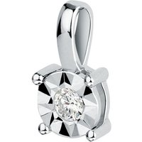 CHRIST Kettenanhänger CHRIST Damen-Anhänger 375er Weißgold 1 Diamant weiß