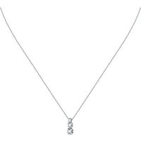 CHRIST Goldkette CHRIST Damen-Kette 750er Weißgold 1 Diamant weiß