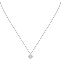 CHRIST Goldkette CHRIST Damen-Kette 750er Weißgold 1 Diamant weiß