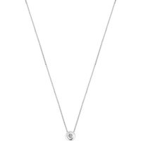 CHRIST Collier CHRIST Damen-Kette 375er Weißgold 1 Diamant goldfarben
