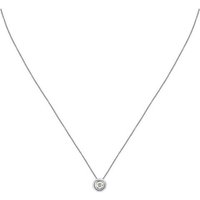 CHRIST Collier CHRIST Damen-Kette 750er Weißgold 1 Diamant goldfarben