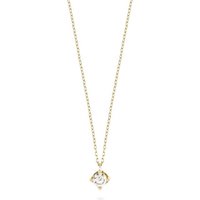 CHRIST Collier CHRIST Damen-Kette 585er Gelbgold 1 Diamant goldfarben|gelb