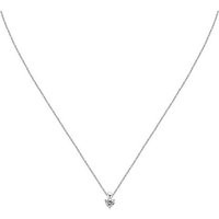 CHRIST Collier CHRIST Damen-Kette 750er Weißgold 1 Diamant goldfarben
