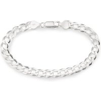 Bruno Banani Armband Schmuck Geschenk Silber 925 Armschmuck Armkette Panzerkette silberfarben