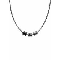 Emporio Armani Kette mit Anhänger EGS2383020 silberfarben|schwarz|grau