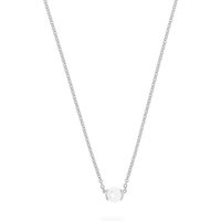 Esprit Silberkette ESPRIT Damen-Kette 925er Silber Süßwasserperle silberfarben