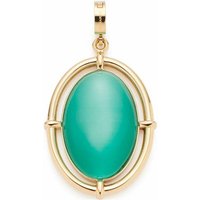 LEONARDO Kettenanhänger Leonardo Damen-Charm Edelstahl blau