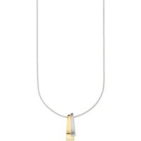 Bruno Banani Kette mit Anhänger Schmuck Geschenk Silber 925 Halsschmuck Halskette Ankerkette gelb|goldfarben|silberfarben