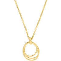 s.Oliver Kette mit Anhänger Kreise, 2037823 gelb|goldfarben
