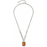 LEONARDO Edelstahlkette Candela braun|beige