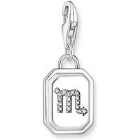 THOMAS SABO Kette mit Anhänger Charm-Anhänger Skorpion Zeichen (Set) silberfarben