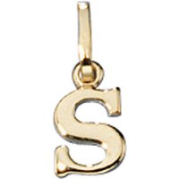 JOBO Buchstabenanhänger Anhänger Buchstabe, 333 Gold goldfarben|gelb