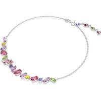 Swarovski Collier Swarovski Unisex-Kette Metall Swarovski-Kristall silberfarben