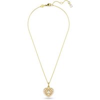 Swarovski Collier Swarovski Unisex-Kette Metall Swarovski-Kristall weiß