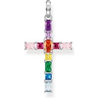 THOMAS SABO Kettenanhänger Thomas Sabo Damen-Anhänger 925er Silber Zirkonia bunt