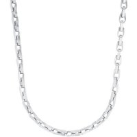 s.Oliver Edelstahlkette für Herren, Edelstahl (1-tlg., Collier) silberfarben