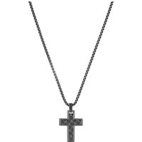 JOOP! Kette mit Anhänger Kreuz, 2038992 grau