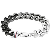 Tommy Hilfiger Armkette CHAIN LINKS, 2790514, mit Emaille schwarz|grau