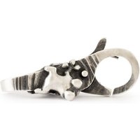 Trollbeads Kettenverlängerung Fröhliche Frösche Verschluss, TAGLO-00133 silberfarben