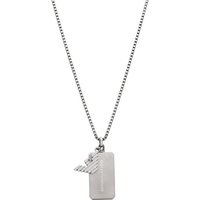 Emporio Armani Collier Emporio Armani Herren-Kette Edelstahl silberfarben