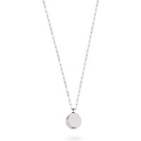 Esprit Silberkette ESPRIT Damen-Kette 925er Silber 8 Zirkonia, Moon silberfarben