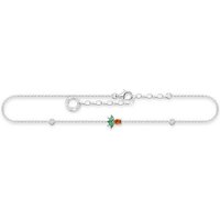 THOMAS SABO Fußkette mit Anhänger Ananas AK0022-166-7-L27V silberfarben