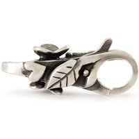 Trollbeads Kettenverlängerung Blütenpracht Verschluss, TAGLO-00135 silberfarben