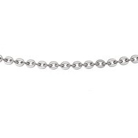 Ernstes Design Edelstahlkette Halskette Spiegelankerkette Edelstahl 4 mm AK8