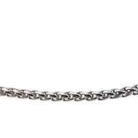 Kette ohne Anhänger Zopfkette edelstahl 4 mm AK9