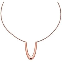 M&M Kette mit Anhänger Halskette Damen gold mit Anhänger Best Basics (1-tlg), deutsche Qualität, inkl. edles Schmucketui goldfarben