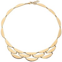 M&M Collier Halskette Damen gold Collier New Structures (1-tlg), deutsche Qualität, inkl. edles Schmucketui goldfarben