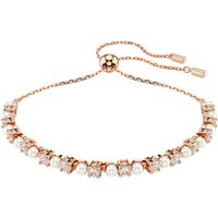 Swarovski Armband Schmuck Geschenk Matrix Armkette, 5689633, 5729506, mit Swarovski® Kristall - mit Swarovski® Perle goldfarben|weiß