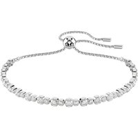 Swarovski Armband Schmuck Geschenk Matrix Tennis Armkette, 5677813, mit Swarovski® Kristall silberfarben