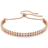 Swarovski Armband Schmuck Geschenk Matrix Tennis Armkette, 5677823, 5678252, mit Swarovski® Kristall goldfarben