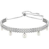 Swarovski Armband Schmuck Geschenk Ariana Grande Armkette, 5720870, mit Swarovski® Kristall - mit Swarovski® Perle weiß
