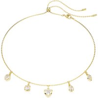 Swarovski Kette mit Anhänger Schmuck Geschenk Imber Halskette, 5705463, mit Swarovski® Zirkonia (synth) gelb|goldfarben