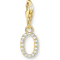 THOMAS SABO Kettenanhänger Thomas Sabo Damen-Charm 925er Silber Zirkonia bunt