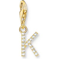 THOMAS SABO Kettenanhänger Thomas Sabo Damen-Charm 925er Silber Zirkonia bunt