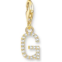 THOMAS SABO Kettenanhänger Thomas Sabo Damen-Charm 925er Silber Zirkonia bunt