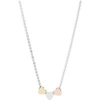 Fossil Collier Fossil Damen-Kette 925er Silber silberfarben