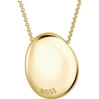 BOSS Kette mit Anhänger NUGGET, 1580712, 1580716 gelb|goldfarben