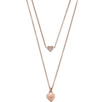 Emporio Armani Collier Emporio Armani Damen-Kette Edelstahl Glasstein goldfarben