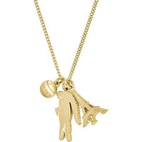 Lacoste Kette mit Anhänger UMPIRE, 2040454 gelb|goldfarben