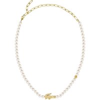 Lacoste Perlenkette MATCHPOINT, 2040429, mit Perle (imitiert) gelb|goldfarben|weiß