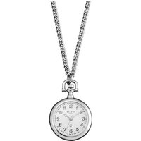 Regent Taschenuhr Umhängeuhr mit Kette Quarz, (1-tlg) weiß