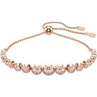 Swarovski Armband Schmuck Geschenk Imber Tennis Armkette 5705450 5705451 5718204 5719282, mit Swarovski® Kristall goldfarben|rosa