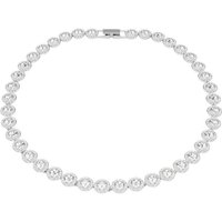 Swarovski Collier Schmuck Geschenk Una Angelic Tennis Halskette, 5720505, 5727095, mit Swarovski® Kristall silberfarben